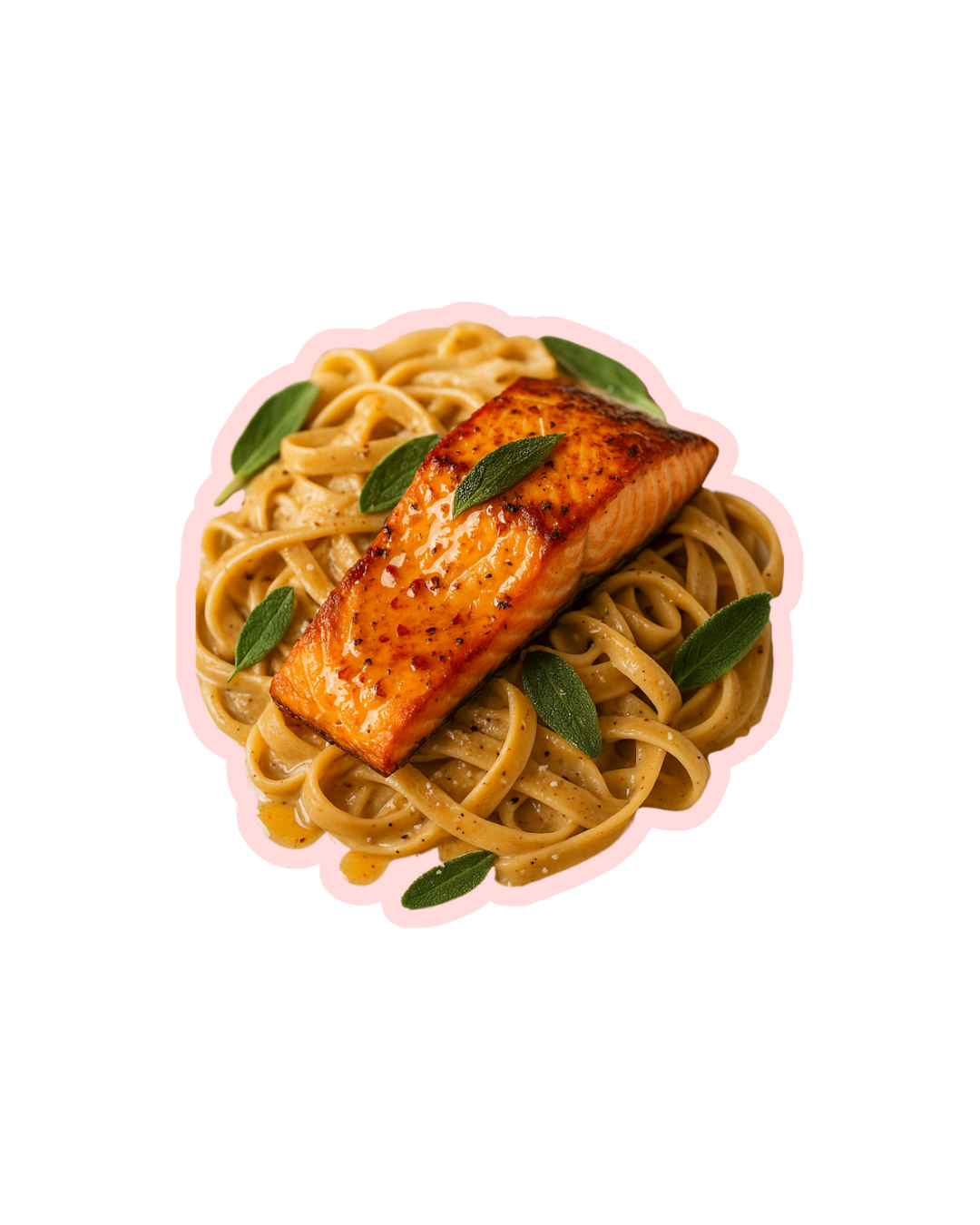 Creamy Brown Butter Sage Pasta with Crispy Salmon (Cycle-Supportive)